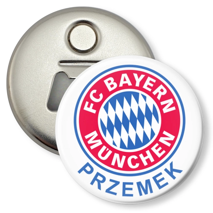 przypinka otwieracz-magnes FC Bayern Przemek