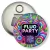 Przypinka otwieracz-magnes Fluo party Fluoland