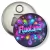Przypinka otwieracz-magnes Fluoland logo