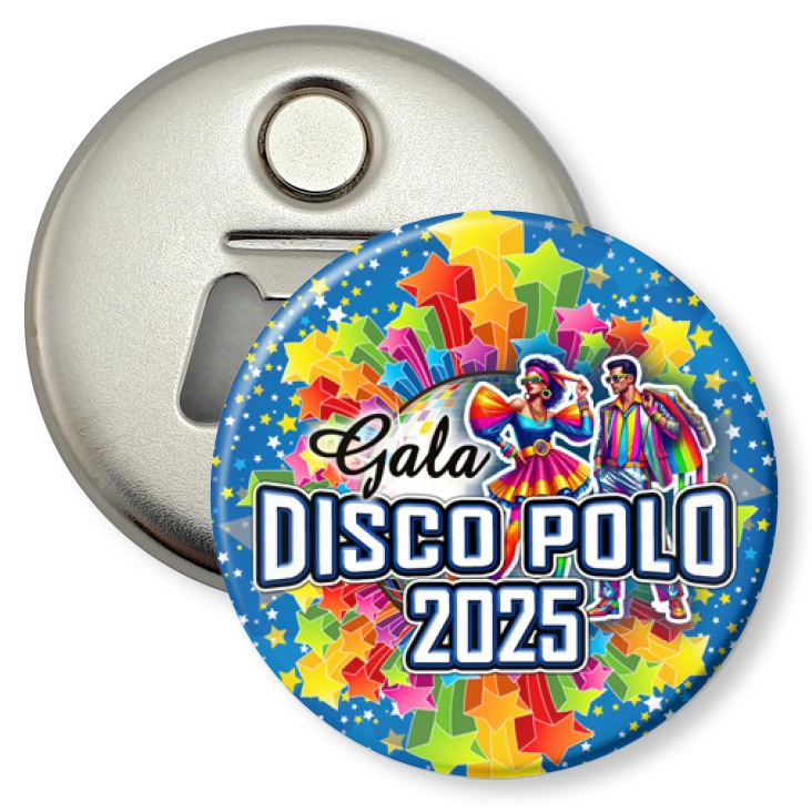 przypinka otwieracz-magnes Gala Disco Polo 2025