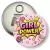 Przypinka otwieracz-magnes Girl power