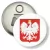 Przypinka otwieracz-magnes Godło Polski Orzeł w koronie