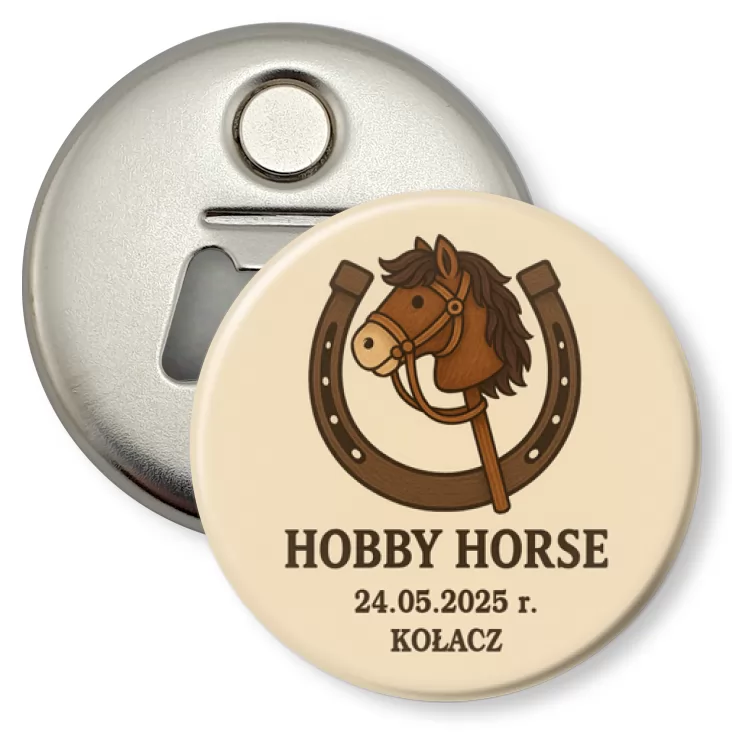 przypinka otwieracz-magnes Hobby Horse Kołacz 2025