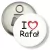 Przypinka otwieracz-magnes I love Rafał