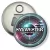 Przypinka otwieracz-magnes Impreza sylwestrowa w stylu science-fiction