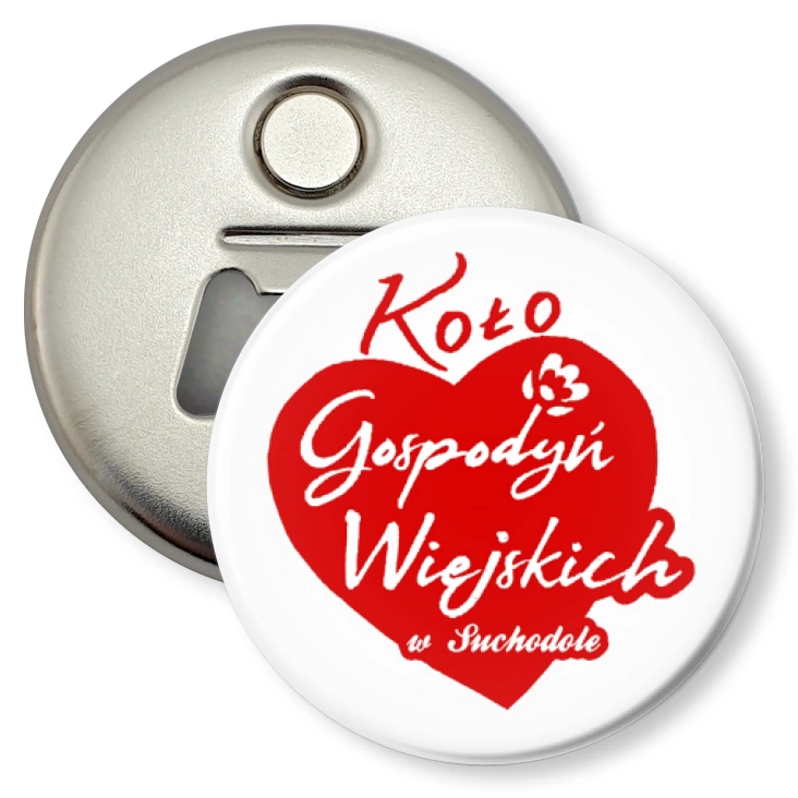 przypinka otwieracz-magnes KGW w Suchodole