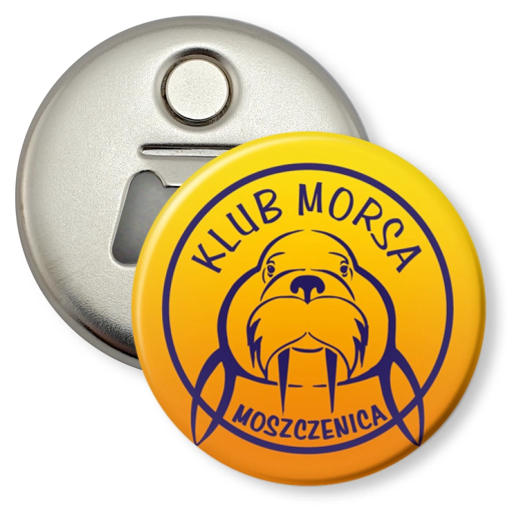 przypinka otwieracz-magnes Morsy Moszczenica