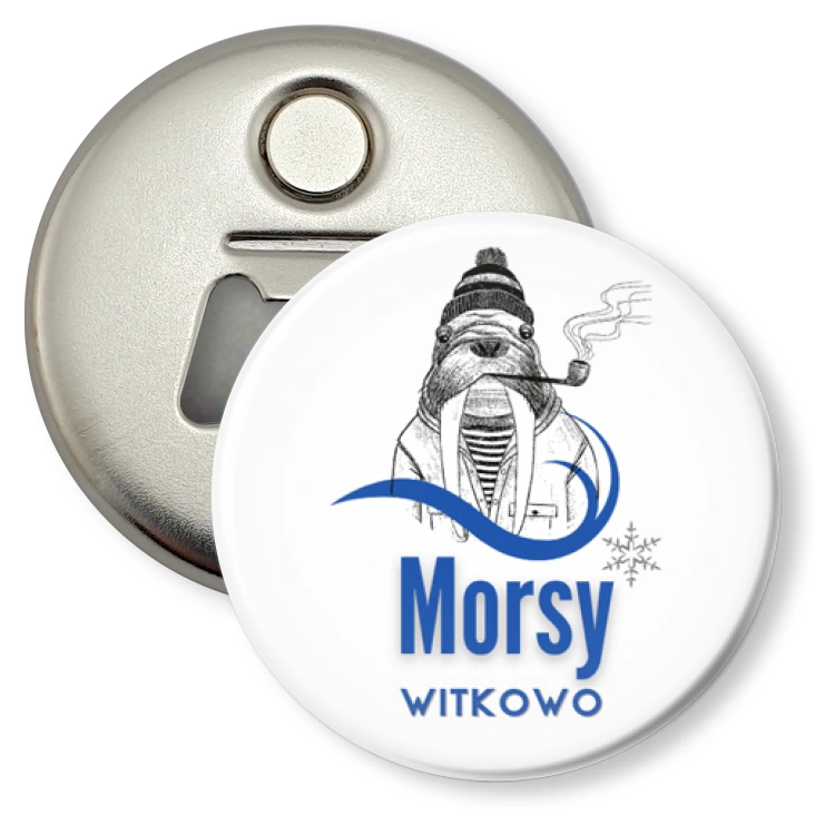 przypinka otwieracz-magnes Morsy Witkowo