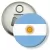 Przypinka otwieracz-magnes Argentyna