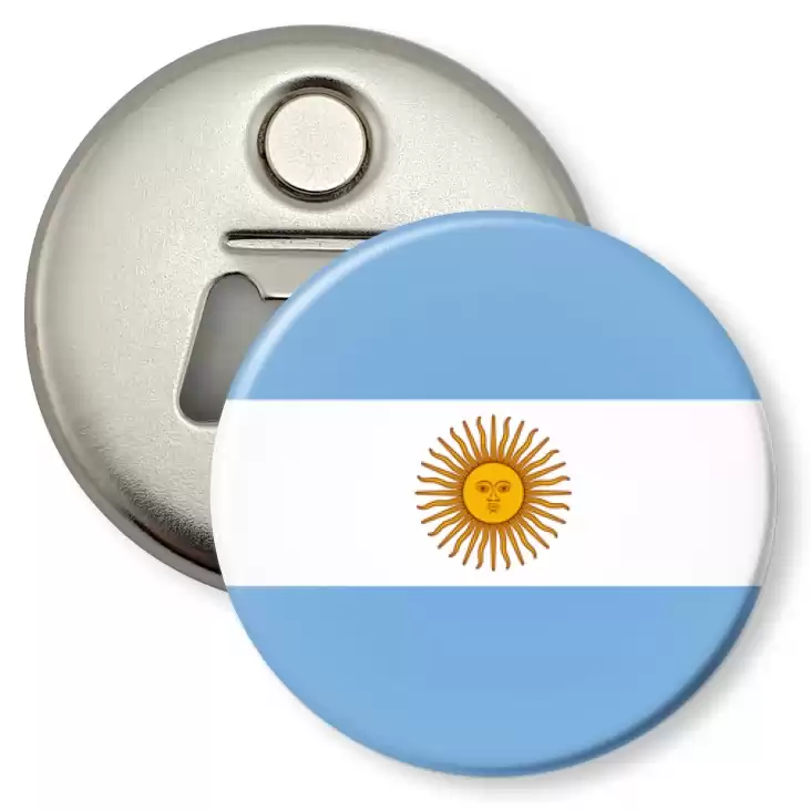 przypinka otwieracz-magnes Argentyna
