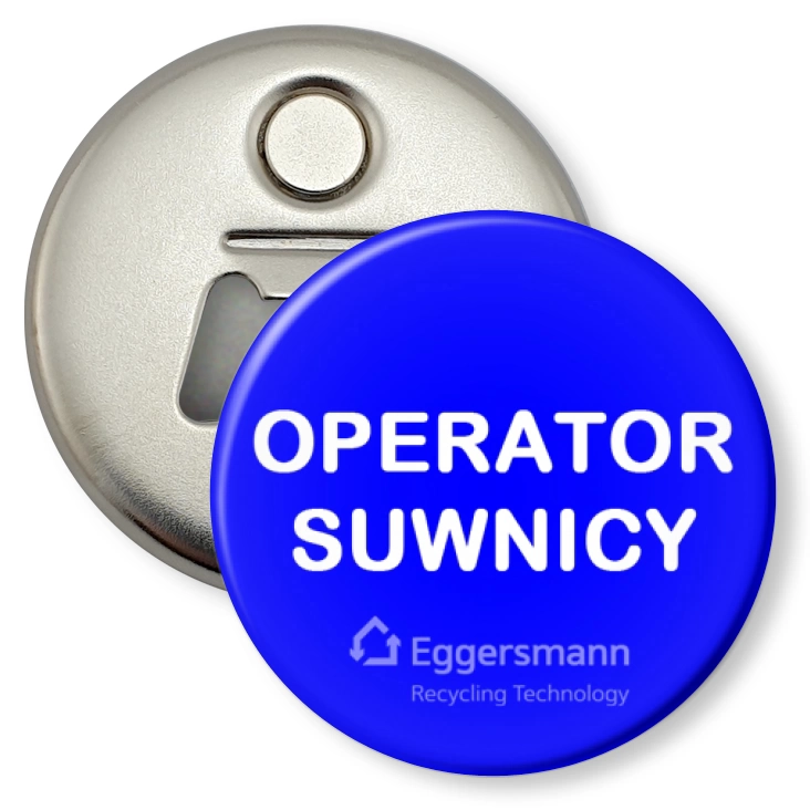 przypinka otwieracz-magnes Eggersmann Operator suwnicy