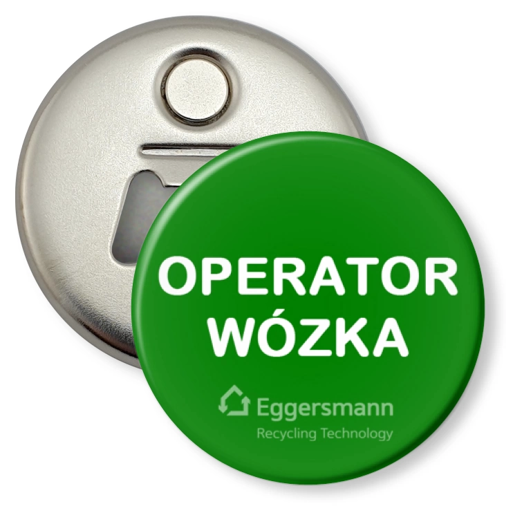 przypinka otwieracz-magnes Eggersmann Operator wózka