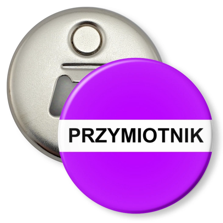 przypinka otwieracz-magnes Gramatyka przymiotnik