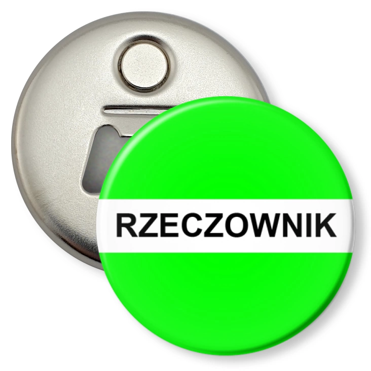 przypinka otwieracz-magnes Gramatyka rzeczownik