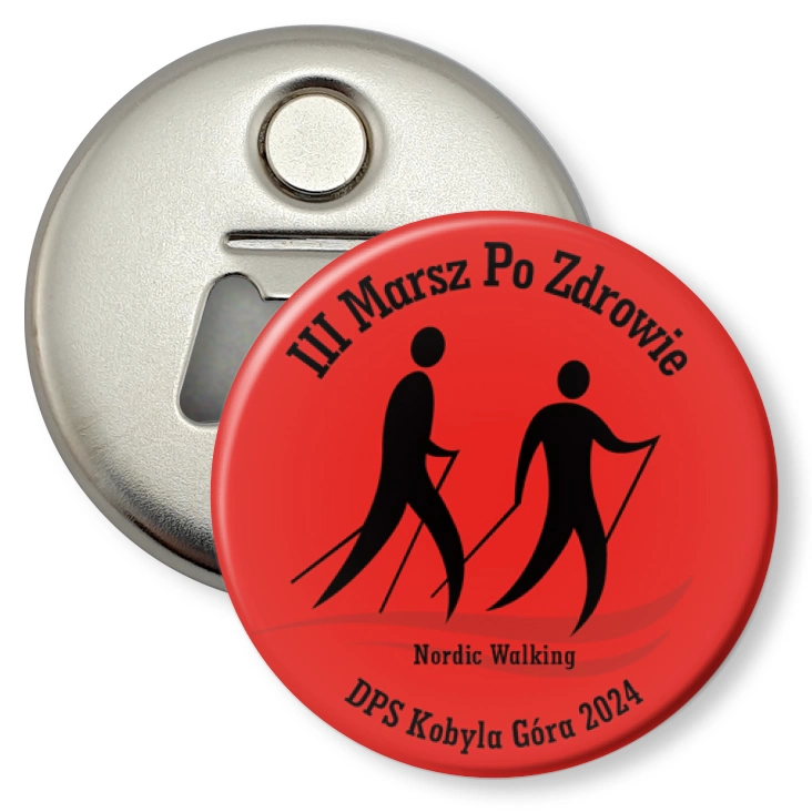 przypinka otwieracz-magnes III Marsz po zdrowie
