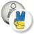 Przypinka otwieracz-magnes Palce victoria flaga Ukrainy