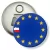 Przypinka otwieracz-magnes Polska jako gwiazdka Unii Europejskiej