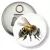 Przypinka otwieracz-magnes Pszczoła