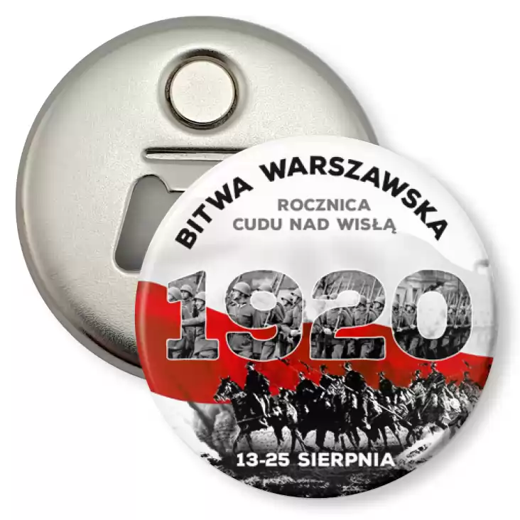 przypinka otwieracz-magnes Rocznica Bitwy Warszawskiej 1920