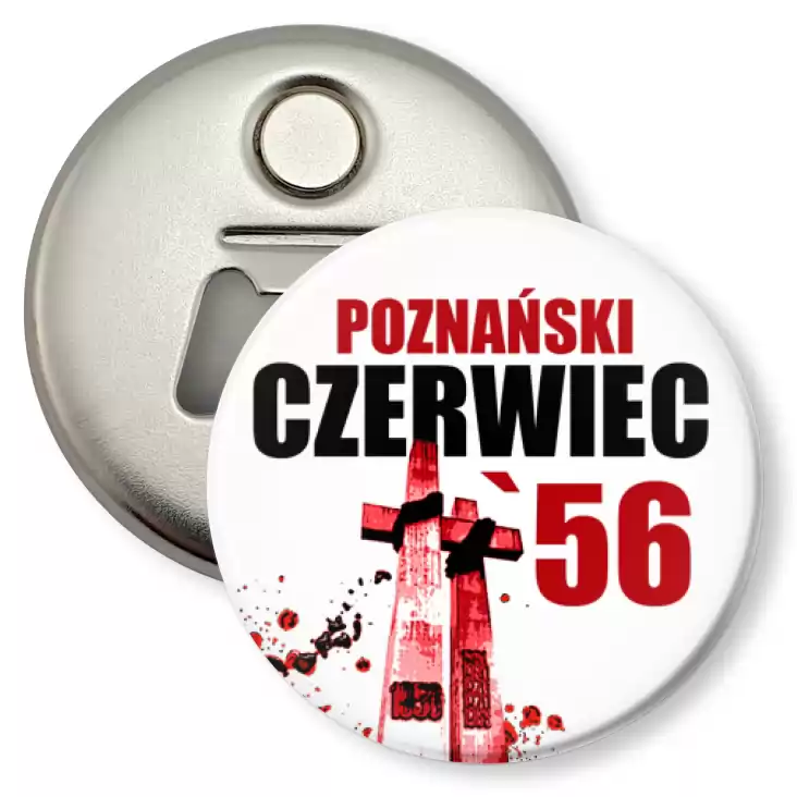 przypinka otwieracz-magnes Rocznica Poznańskiego Czerwca