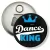 Przypinka otwieracz-magnes Studniówka Dance King czarna