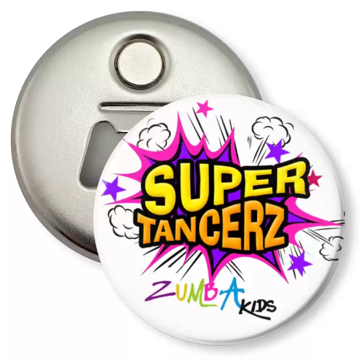 przypinka otwieracz-magnes Super Tancerz Zumba Kids
