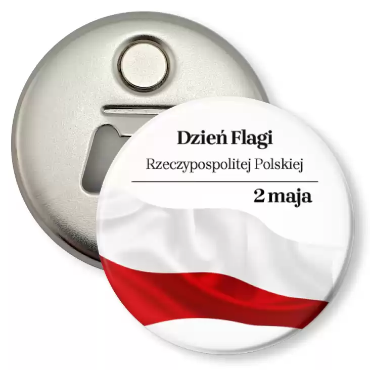 przypinka otwieracz-magnes Święto flagi państwowej