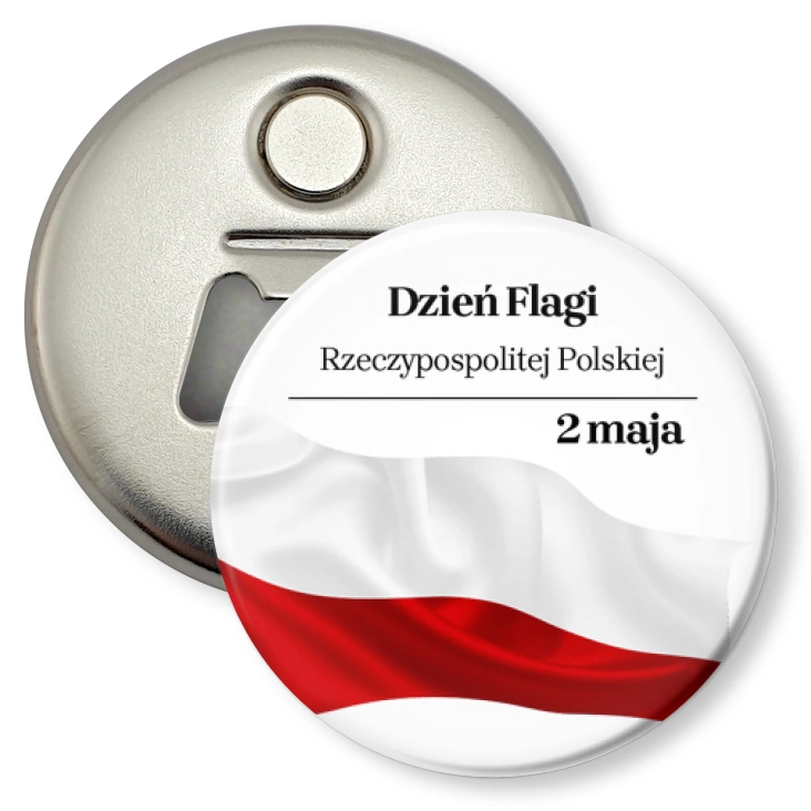 przypinka otwieracz-magnes Święto flagi państwowej