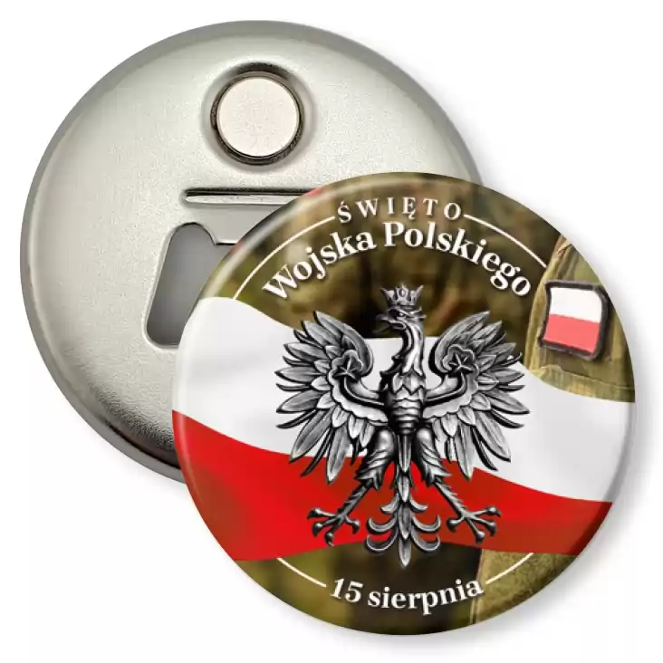 przypinka otwieracz-magnes Święto Wojska Polskiego