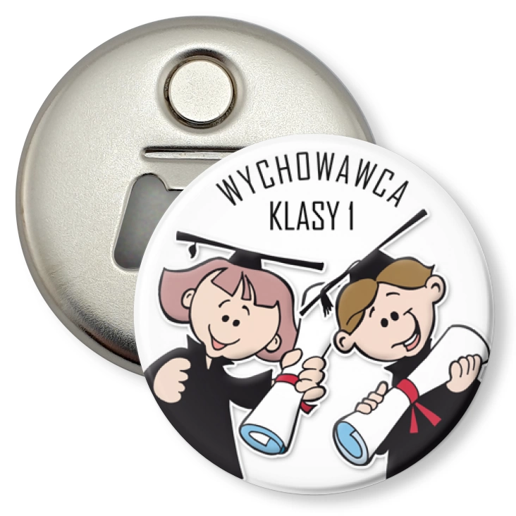 przypinka otwieracz-magnes Wychowawca klasy I