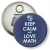 Przypinka otwieracz-magnes Matura Keep Calm and Love Math