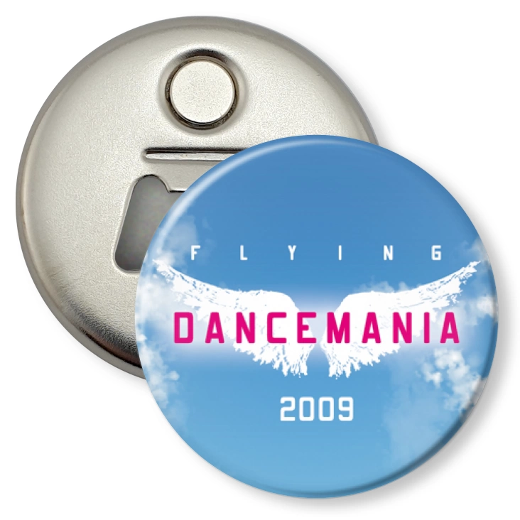 przypinka otwieracz-magnes Dancemania 2009