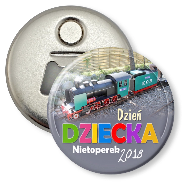 przypinka otwieracz-magnes Dzień Dziecka 2018