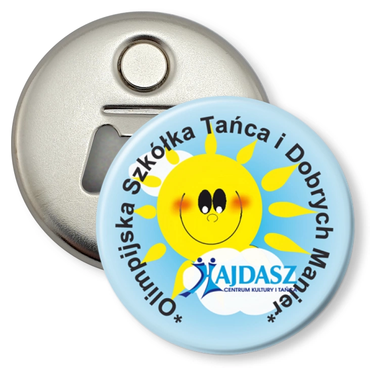 przypinka otwieracz-magnes Hajdasz