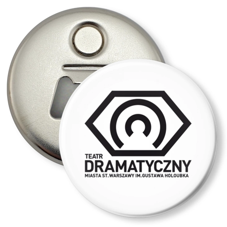 przypinka otwieracz-magnes Teatr Dramatyczny A
