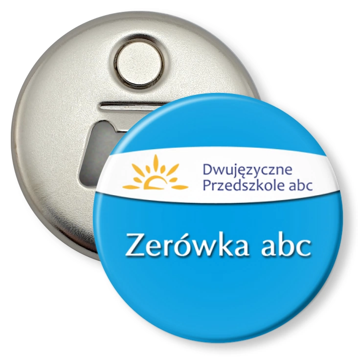 przypinka otwieracz-magnes Zerówka