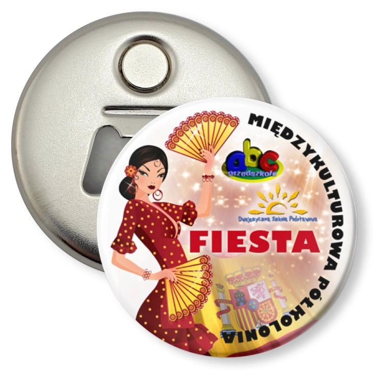 przypinka otwieracz-magnes Fiesta