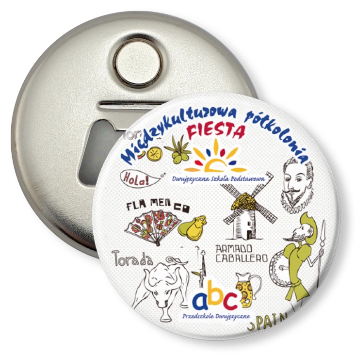 przypinka otwieracz-magnes Fiesta