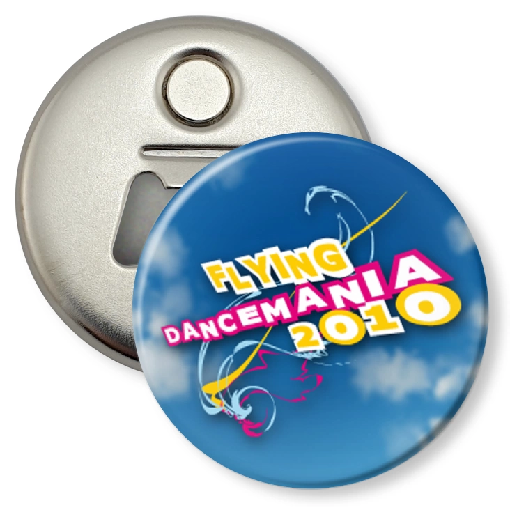 przypinka otwieracz-magnes Flying Dancemania 2010