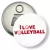 Przypinka otwieracz-magnes I love volleyball
