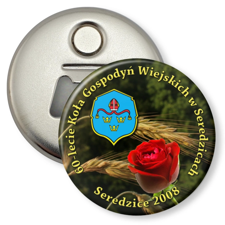 przypinka otwieracz-magnes KGW Seredzice
