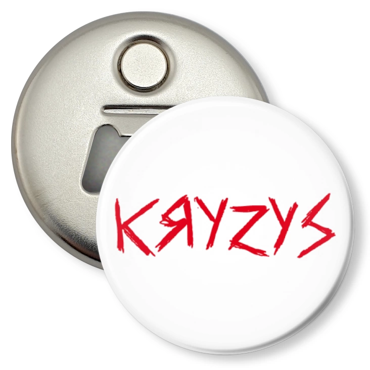 przypinka otwieracz-magnes Kryzys
