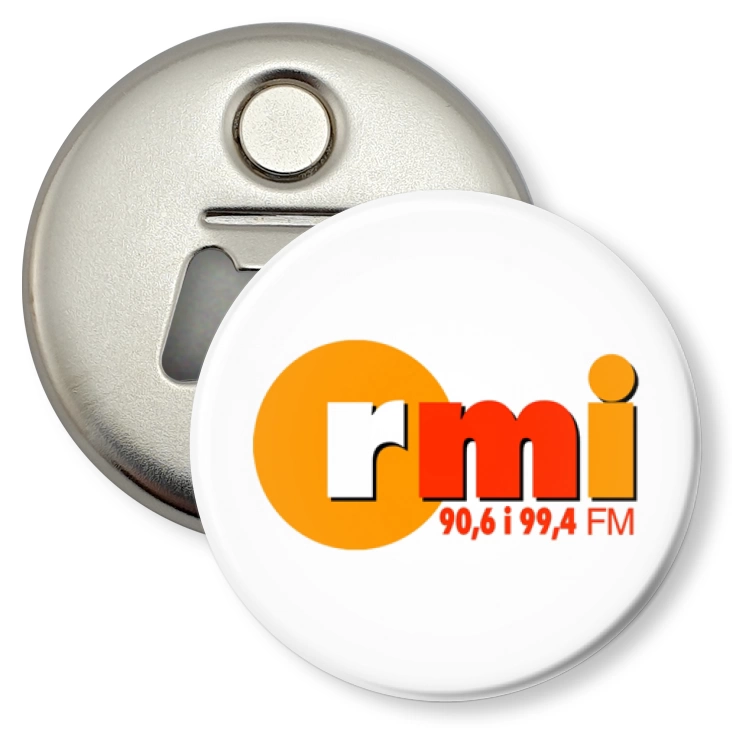 przypinka otwieracz-magnes RMI