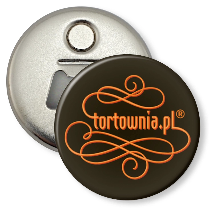 przypinka otwieracz-magnes Tortownia
