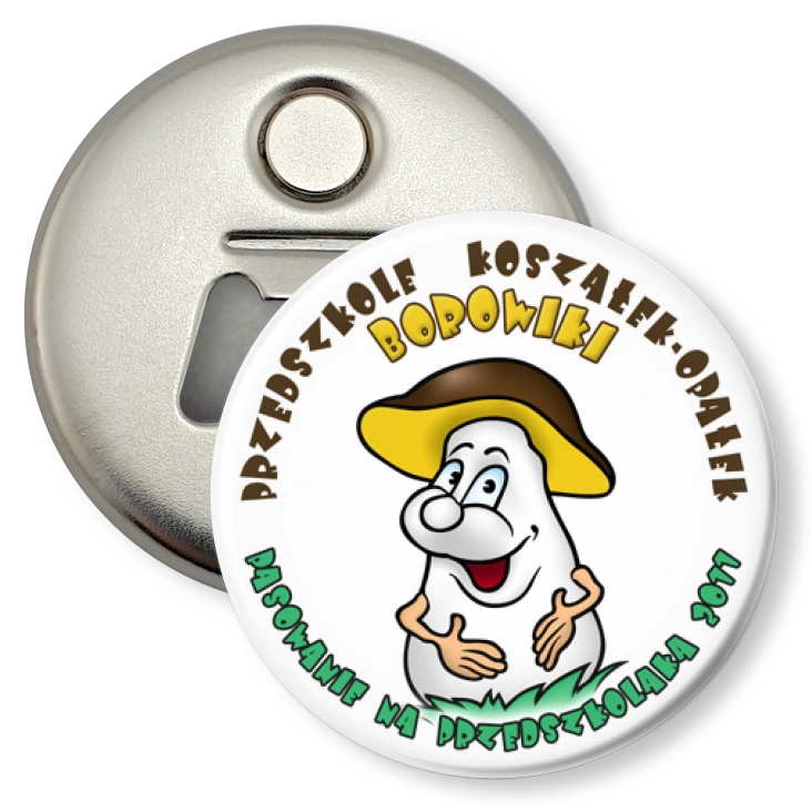 przypinka otwieracz-magnes Borowiki