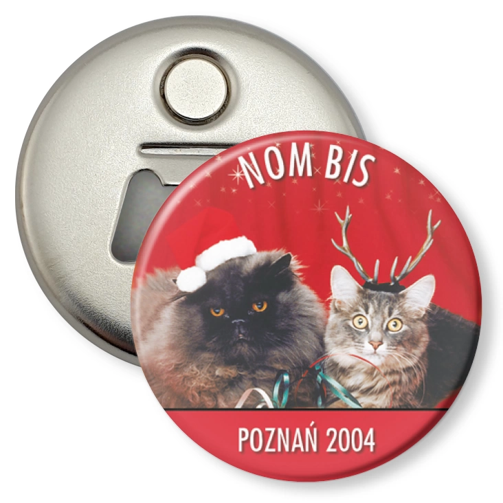 przypinka otwieracz-magnes Nom Bis