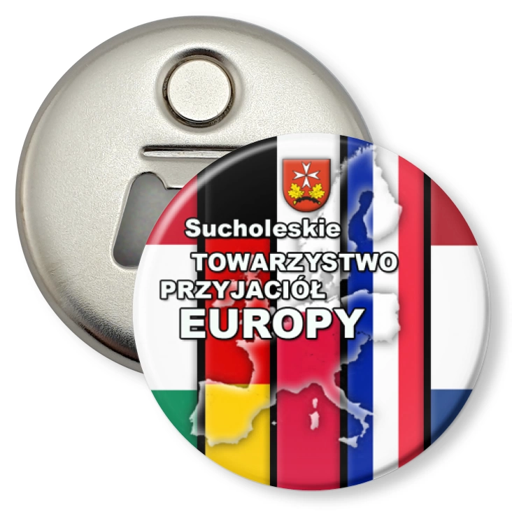 przypinka otwieracz-magnes STPE