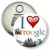 Przypinka otwieracz-magnes I love Wroogle