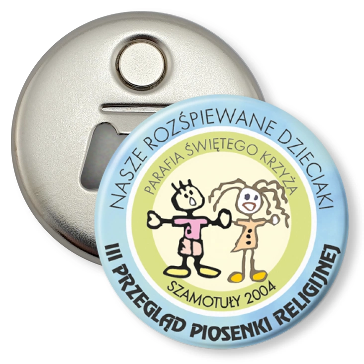 przypinka otwieracz-magnes III Przegląd Piosenki Religijnej w Szamotułach