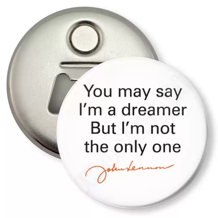 przypinka otwieracz-magnes John Lennon
